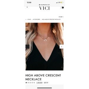 BRAND NEW beautiful crescent necklace by VICI!